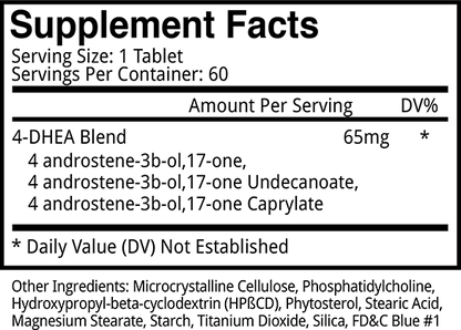 Supplement Facts Label of Blackstone Labs Brutal 4ce - Supplement Shop