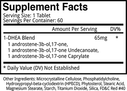 Supplement Facts Label of Blackstone Labs: Chosen1 | 1-Andro - Supplement Shop.