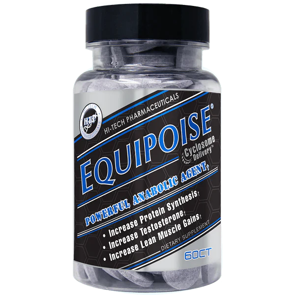 Clear bottle with black top of Hi-Tech Pharmaceuticals: Equipoise | Boldenone Prohormone - Supplement Shop