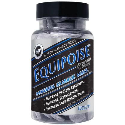 Clear bottle with black top of Hi-Tech Pharmaceuticals: Equipoise | Boldenone Prohormone - Supplement Shop