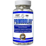 Clear bottle of Hi Tech Pharmaceuticals: Primobolan.